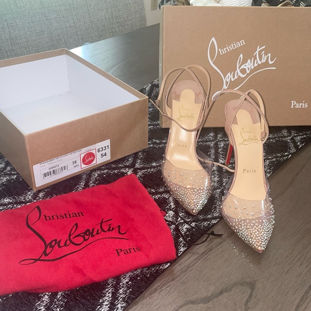 Christian Louboutin red bottom Spikaqueen